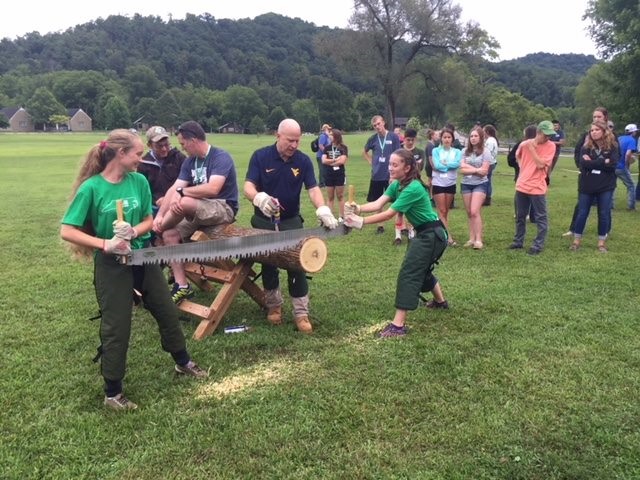 Students at the 2018 4-H Forestry Invitational 