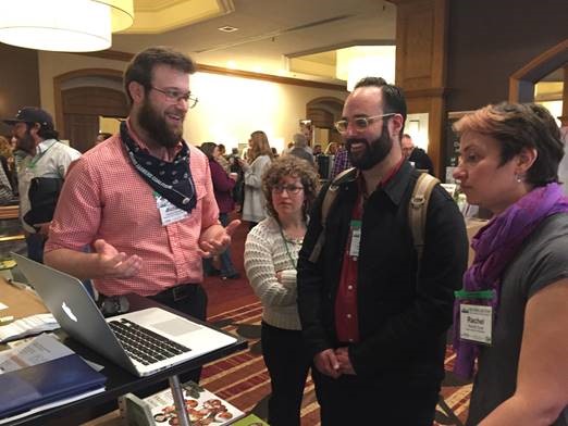 Conference attendees learn how to use the Finding Farmland Calculator.