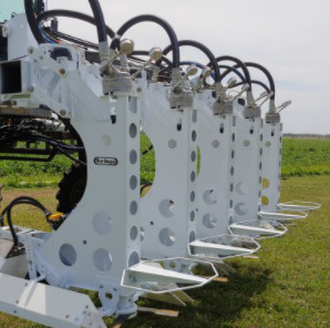 Row Shaver, is a patent pending agricultural implement that cleans weeds from between the rows of any row crop