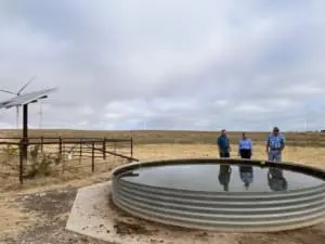 Climate smart solar well at Double C Cattle of Oklahoma AgCredit