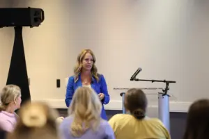Sarah Kolell at the 2026 Farm Credit Communications Conference