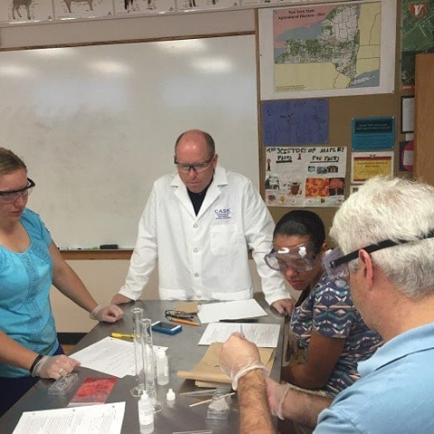 CASE-Pic.1-Agricultural-education-teachers-completing-a-lab-at-a-2016-CASE-Institute-held-at-Vernon-Verona-Sherrill-High-School